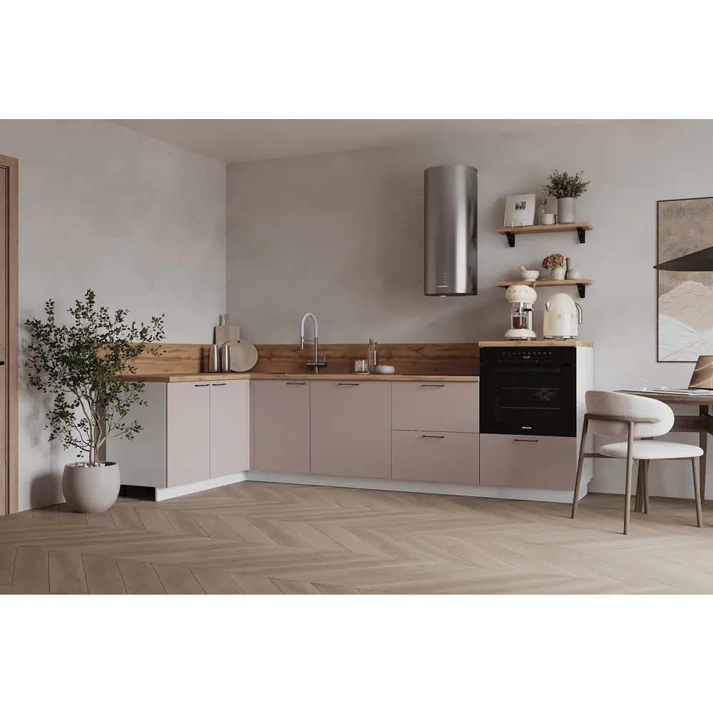 Фото Кухонный гарнитур Лизет Арника 00-00287888а 435x240x60 см ЛДСП цвет бежевый Фото Кухонный гарнитур Лизет Арника 00-00287888а 435x240x60 см ЛДСП цвет бежевый