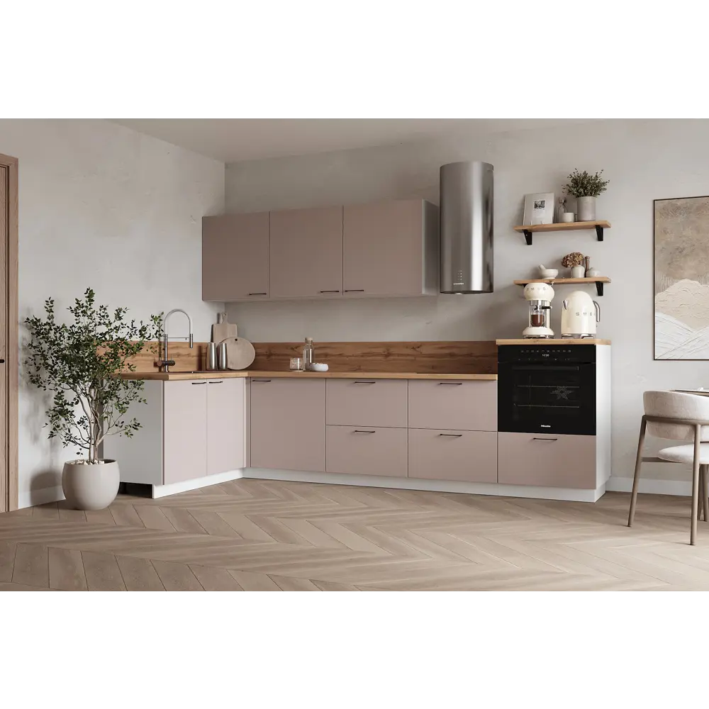 Фото Кухонный гарнитур Лизет Арника 00-00287890а 450x240x60 см ЛДСП цвет бежевый Фото Кухонный гарнитур Лизет Арника 00-00287890а 450x240x60 см ЛДСП цвет бежевый