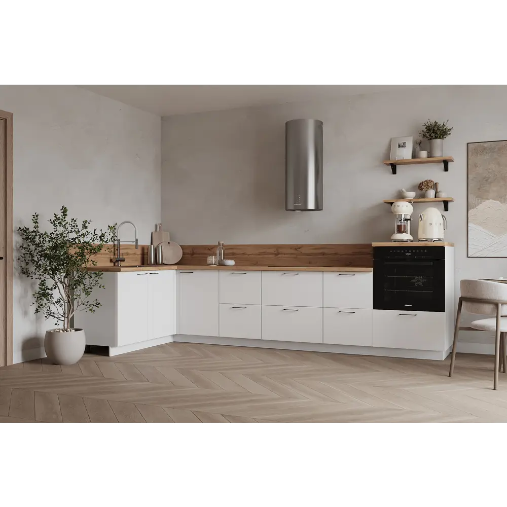 Фото Кухонный гарнитур Лизет Арника 00-00287842а 465x240x60 см ЛДСП цвет белый Фото Кухонный гарнитур Лизет Арника 00-00287842а 465x240x60 см ЛДСП цвет белый