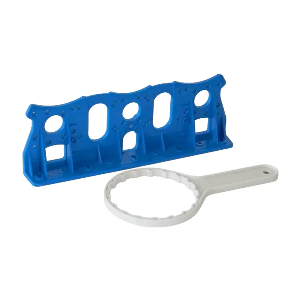 Фото 3 Корпус магистрального фильтра тройной Unipump CFC-10K для ХВС 3/4" ВР полиэтилен Фото 3 Корпус магистрального фильтра тройной Unipump CFC-10K для ХВС 3/4" ВР полиэтилен