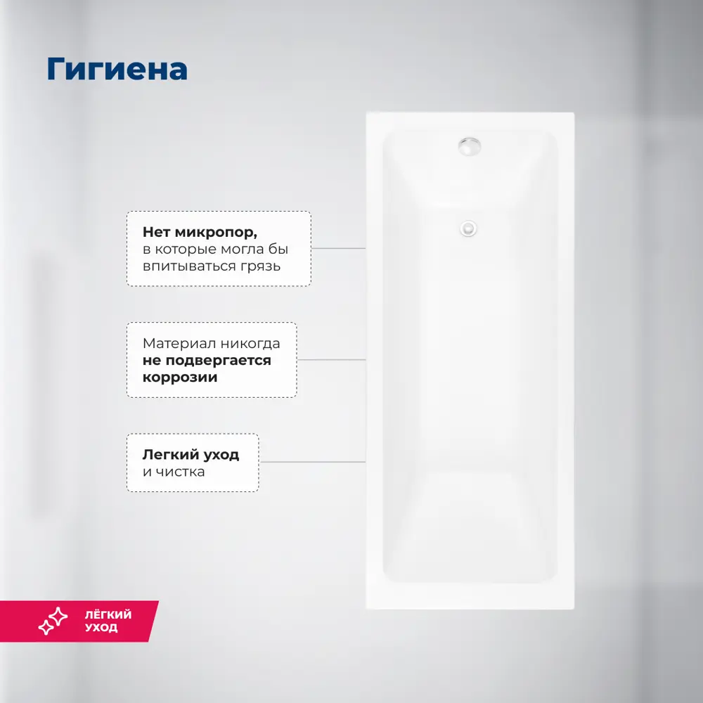 Фото 5 Ванна Aquanet Agata акриловая 170x75 с каркасом фронтальной и боковой панельями