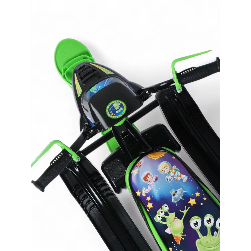 Фото 5 Снегокат Nika Snowpatrol с пришельцами 10479816 46x73 см до 100 кг