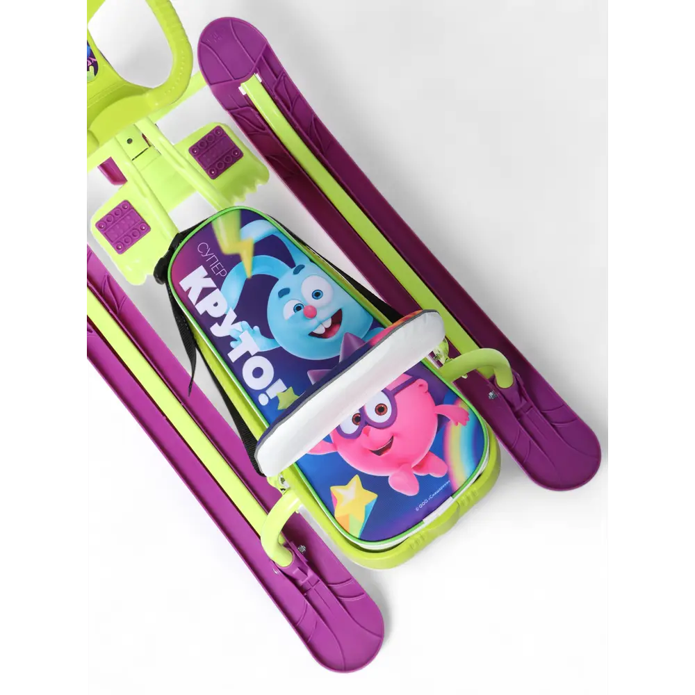 Фото 4 Снегокат Nika Тимка спорт 4-1 Смешарики 10479832 46x73 см до 100 кг