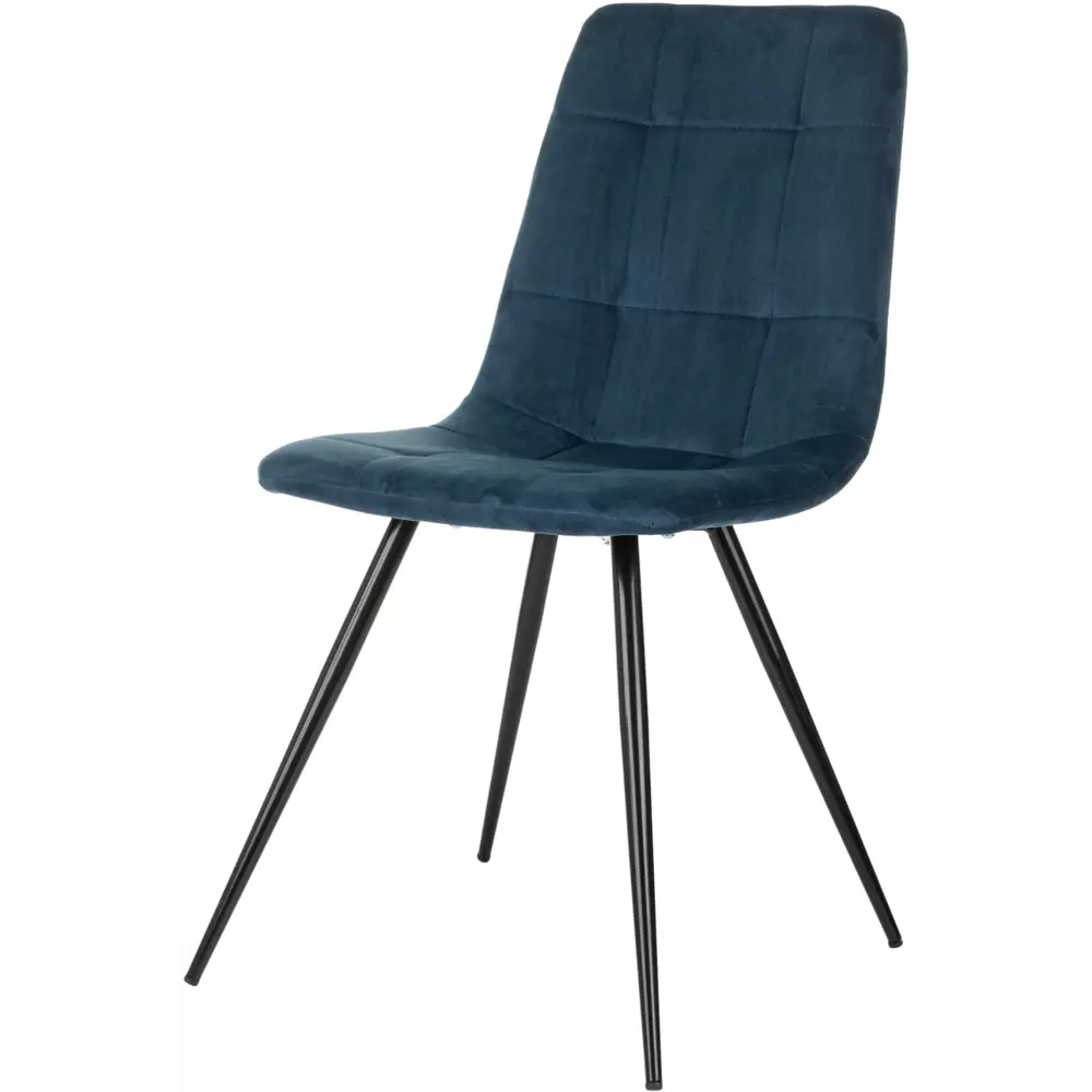 Фото 3 Стул Бюрократ 45x88.5x53 см велюр цвет синий 1 шт.