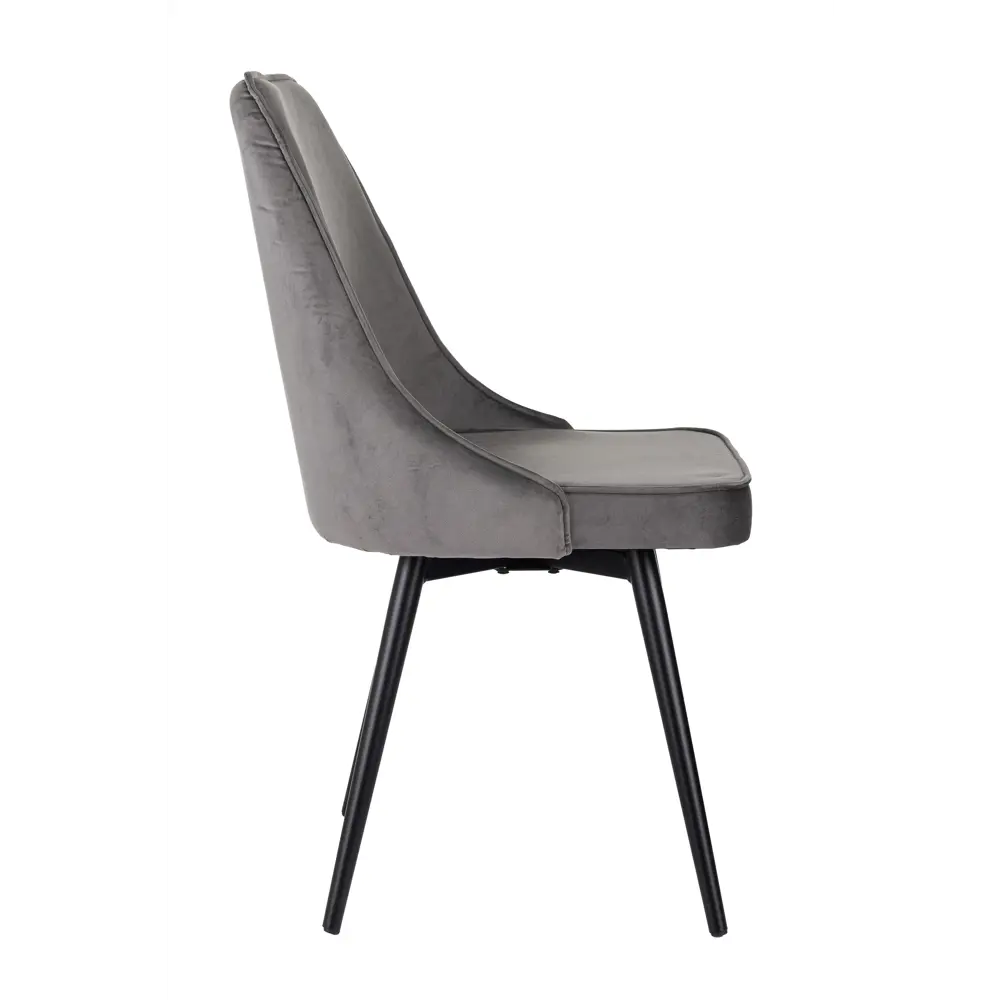 Фото 8 Стул Бюрократ 2119588 44x90x57.5 см велюр цвет серый 2 шт.