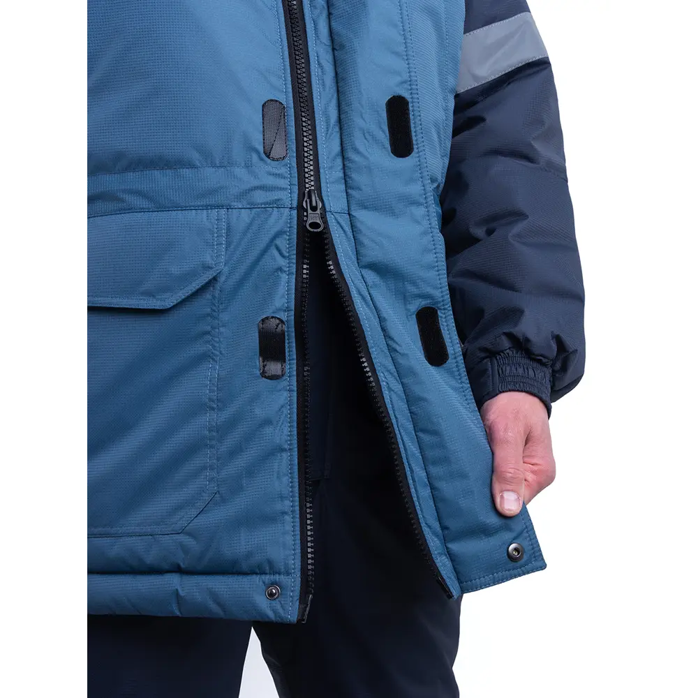 Фото 20 Костюм рабочий утепленный New Energy cиний размер 44-46 рост 170-176 см