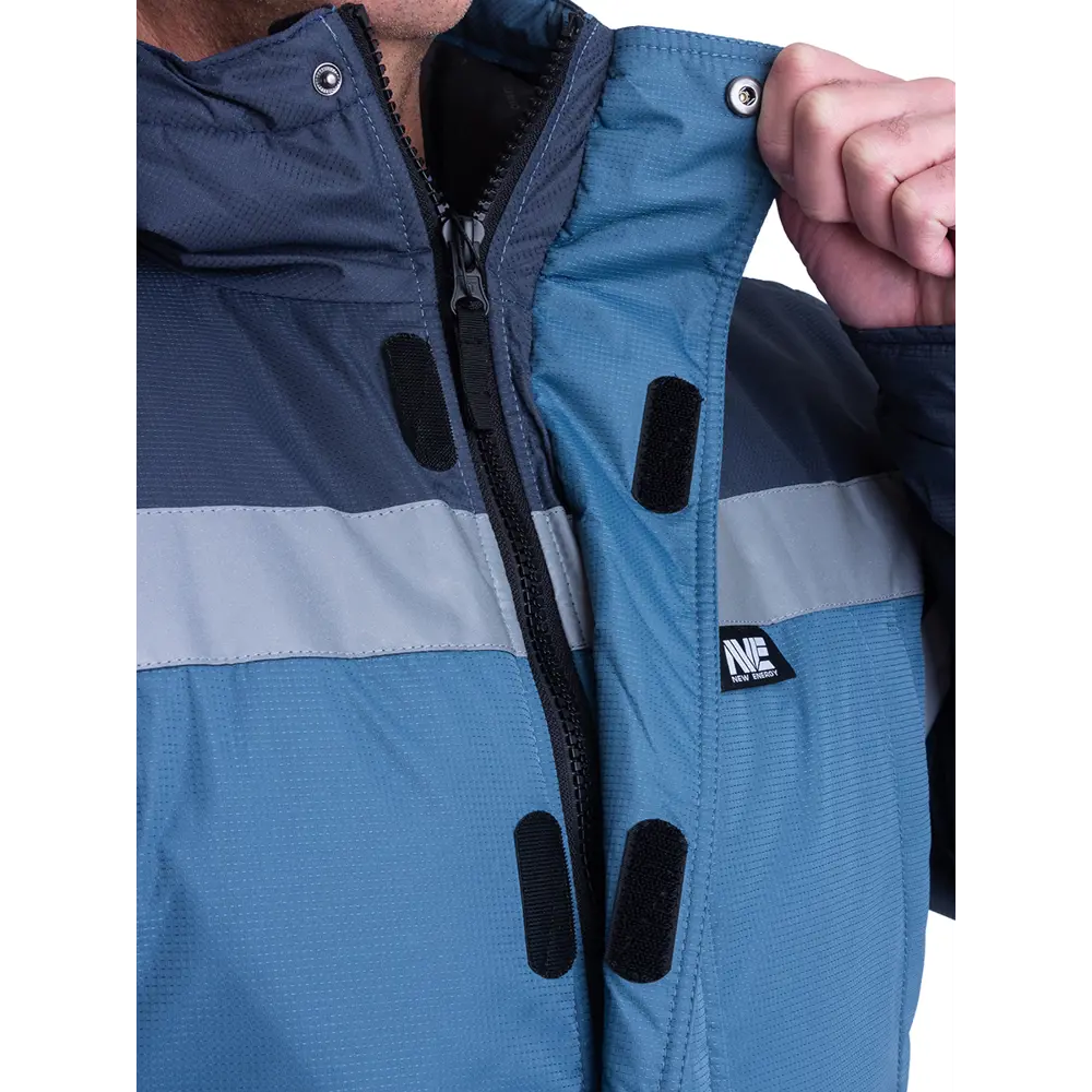 Фото 17 Костюм рабочий утепленный New Energy cиний размер 56-58 рост 182-188 см