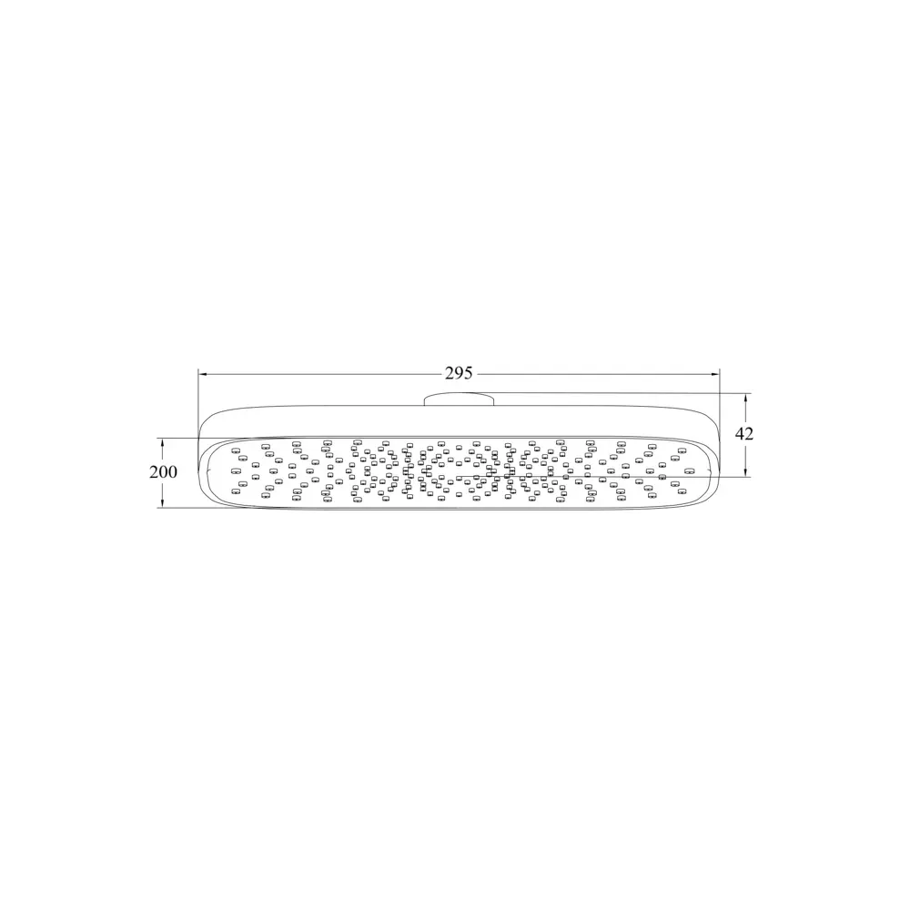 Фото 5 Лейка для верхнего душа Bond B07-9900 прямоугольный цвет хром Фото 5 Лейка для верхнего душа Bond B07-9900 прямоугольный цвет хром