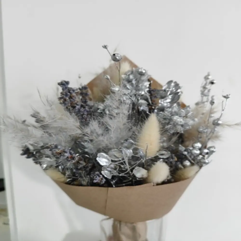 Фото Букет из сухоцветов Donnaflor Серебряная симфония