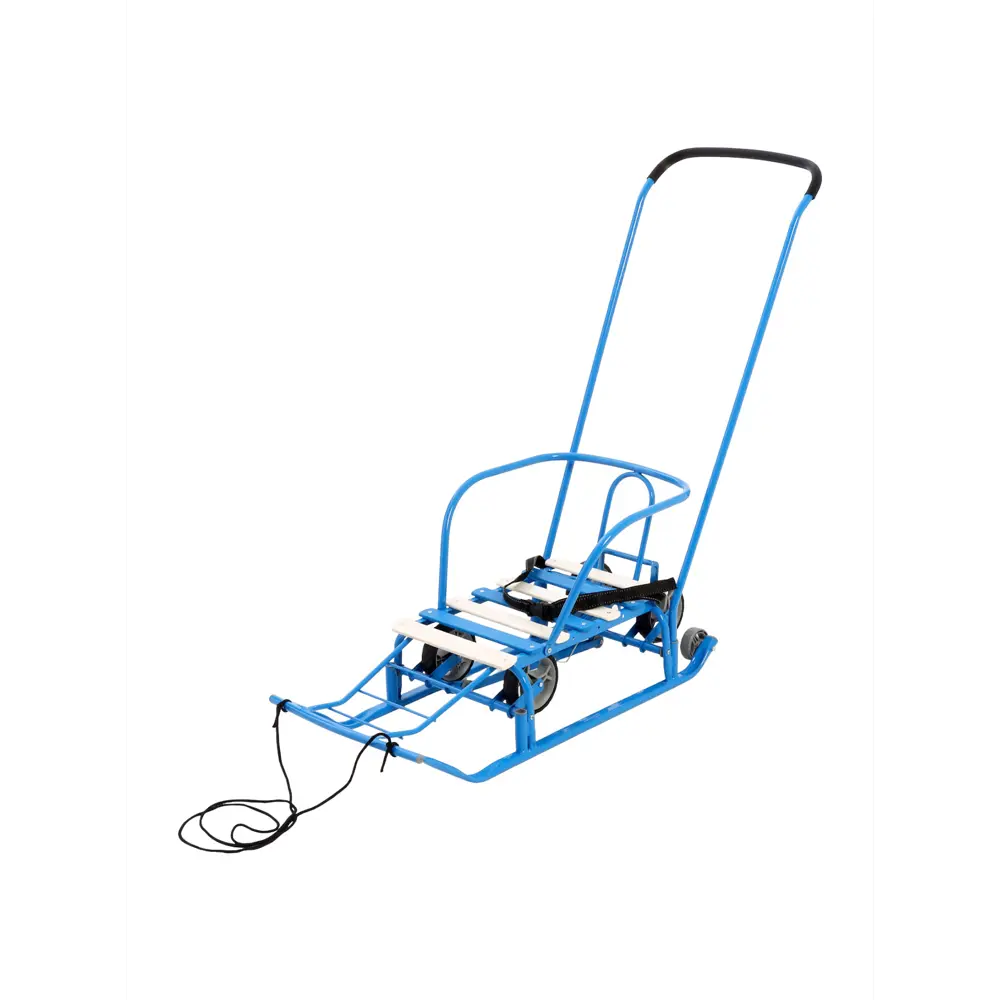 Фото Санки Nika Kids Тимка 5 универсал 9938659 37x83 см до 100 кг голубой