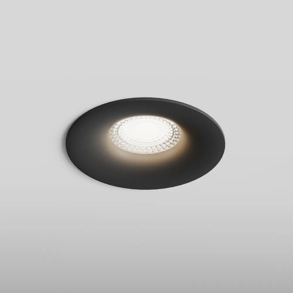 Фото 2 Светильник точечный встраиваемый Hesby lighting Glow Hsbl_0221 под отверстие 61 мм GU10 цвет черный