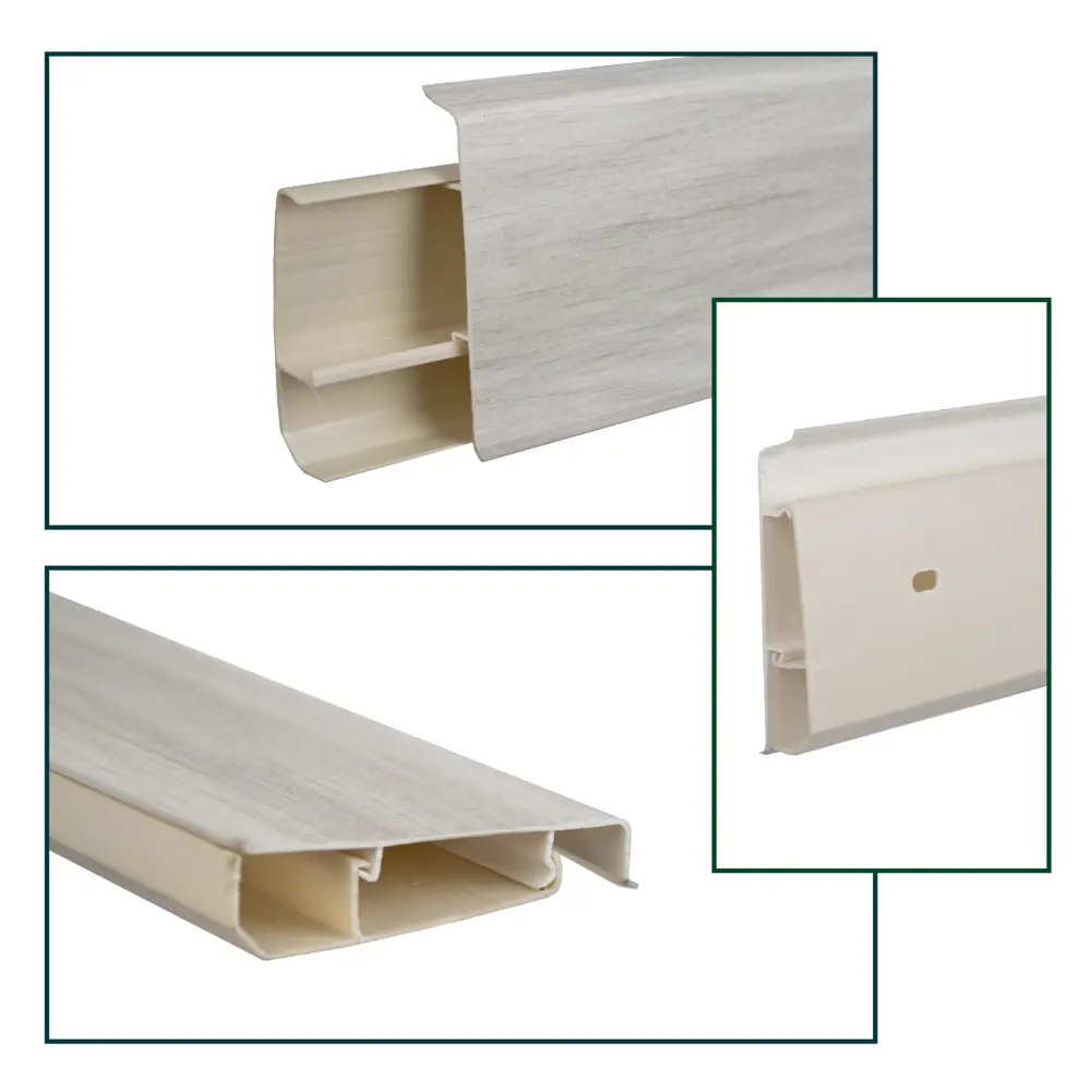 Фото 4 Плинтус напольный Grace Cardinal 15 Дуб атлас 78х20х2200 мм 10 шт с фурнитурой Фото 4 Плинтус напольный Grace Cardinal 15 Дуб атлас 78х20х2200 мм 10 шт с фурнитурой