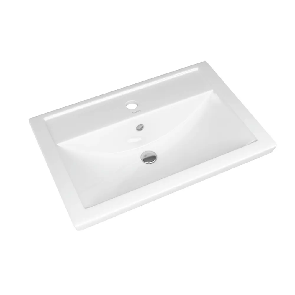 Фото 4 Тумба с раковиной Ruvann Aqvi 70 раковина Фостер 70 напольная цвет Голд крафт