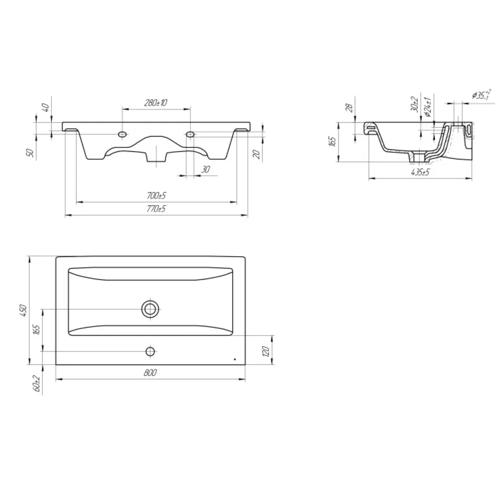 Фото 6 Тумба с раковиной Ruvann Aqvi 80 раковина Como 80 напольная цвет Голд крафт