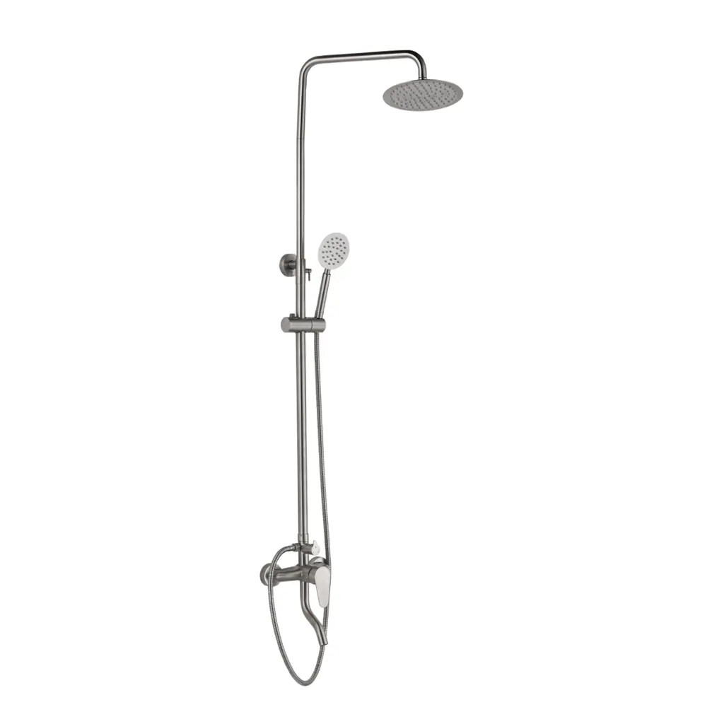 Фото Душевая система Platan Bern ут-00052209 7 режимная цвет металл Фото Душевая система Platan Bern ут-00052209 7 режимная цвет металл