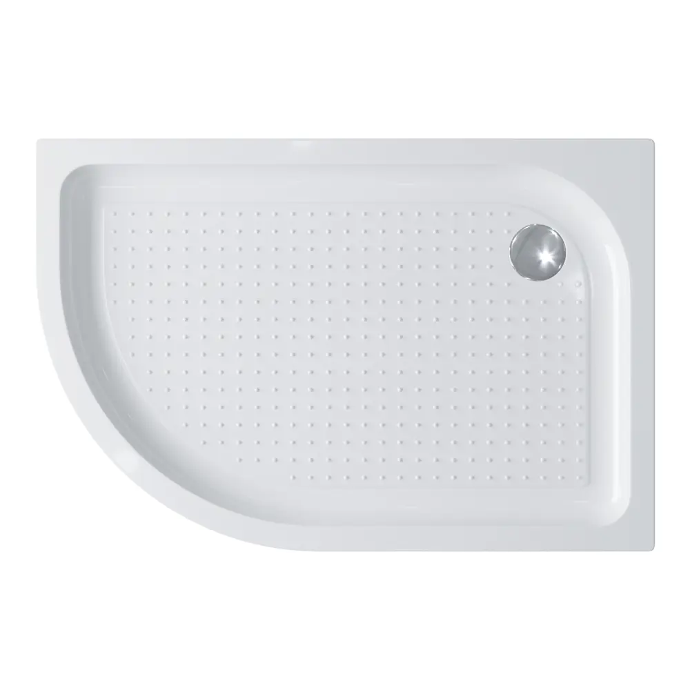 Фото Душевой поддон Belbagno TRAY-BB-RH-100/80-550-15-W-R ассиметричный акрил 80x100см