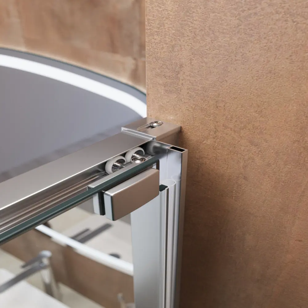 Фото 5 Душевая дверь Cezares LUX-B-FS-1-80-C-CR 80см раздвижная стекло прозрачное