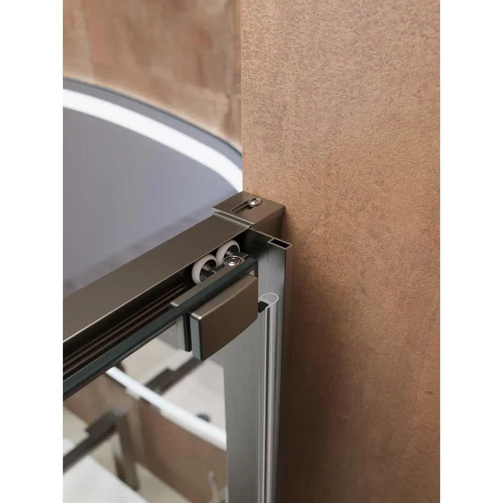 Фото 6 Душевая дверь Cezares LUX-B-FS-1-80-C-GM 80см раздвижная стекло прозрачное Фото 6 Душевая дверь Cezares LUX-B-FS-1-80-C-GM 80см раздвижная стекло прозрачное