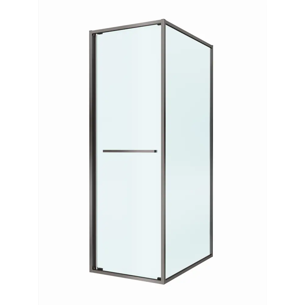 Фото 5 Душевой уголок Cezares LUX LUX-AH-FS-1-90/100-C-GM прямоугольная 90x100см никелированный профиль эффект стекла прозрачный Фото 5 Душевой уголок Cezares LUX LUX-AH-FS-1-90/100-C-GM прямоугольная 90x100см никелированный профиль эффект стекла прозрачный