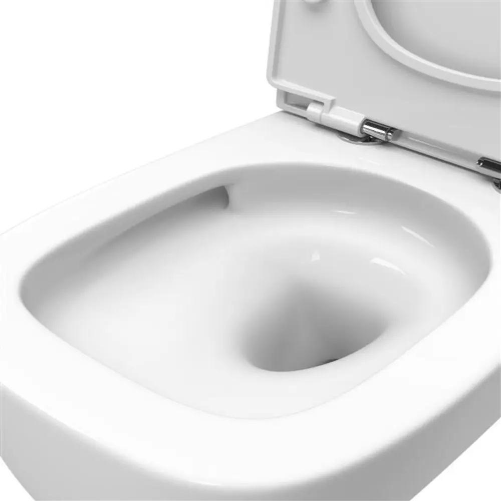 Фото 15 Унитаз подвесной Cezares CZR-380-TH-TOR/SC безободковый с сиденьем микролифт