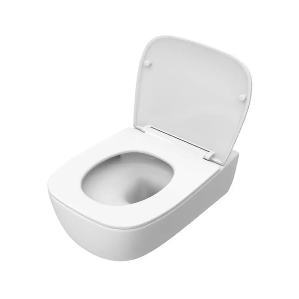 Фото 12 Унитаз подвесной Cezares CZR-380-TH-TOR/SC безободковый с сиденьем микролифт