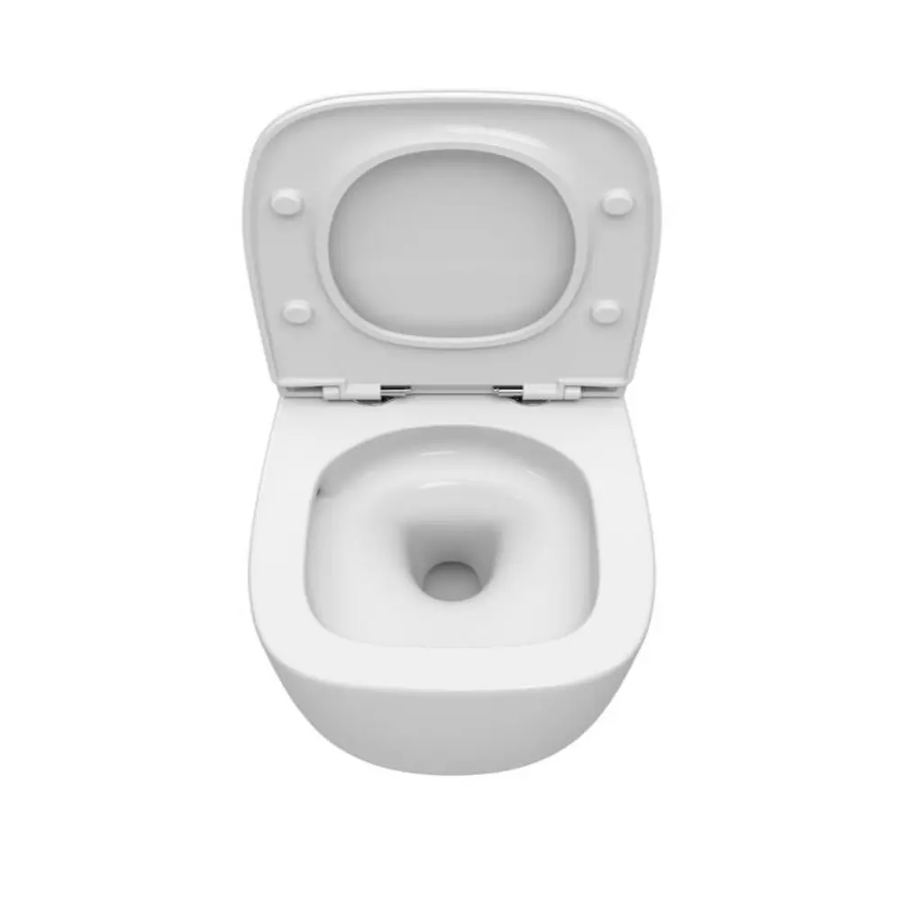 Фото 13 Унитаз подвесной Cezares CZR-380-TH-TOR/SC безободковый с сиденьем микролифт