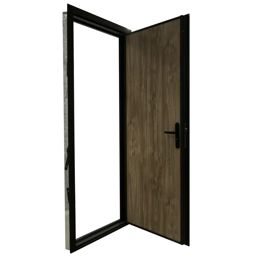 Фото 5 Входная дверь Такт-тайм Термо Лайт 2 левый 210x110см цвет кожа медь/ель карпатская Фото 5 Входная дверь Такт-тайм Термо Лайт 2 левый 210x110см цвет кожа медь/ель карпатская