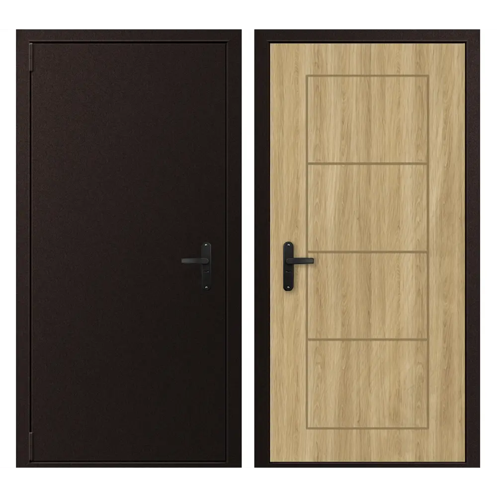 Фото Входная дверь Такт-тайм Термо Лайт 2 левый 210x110см цвет кожа медь/ель карпатская Фото Входная дверь Такт-тайм Термо Лайт 2 левый 210x110см цвет кожа медь/ель карпатская