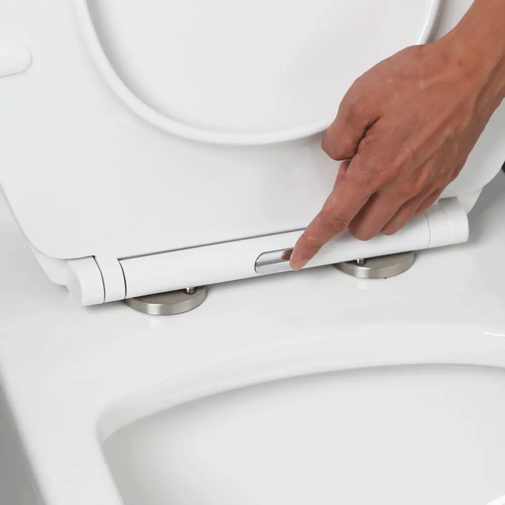 Фото 7 Сиденье для унитаза KONSENSA Силла овал с микролифтом цвет белый