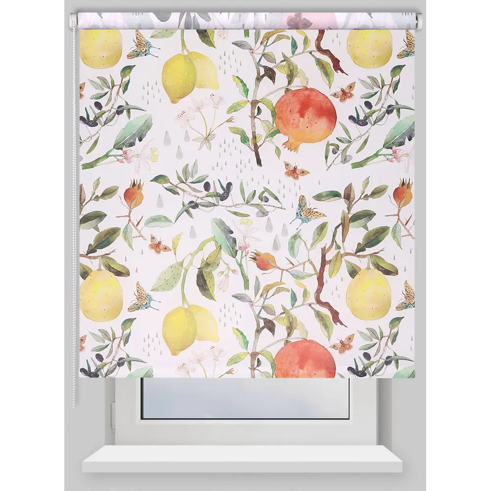 Фото 2 Рулонная штора Prakto Фрукты9403217901, 200x175см, цвет белый