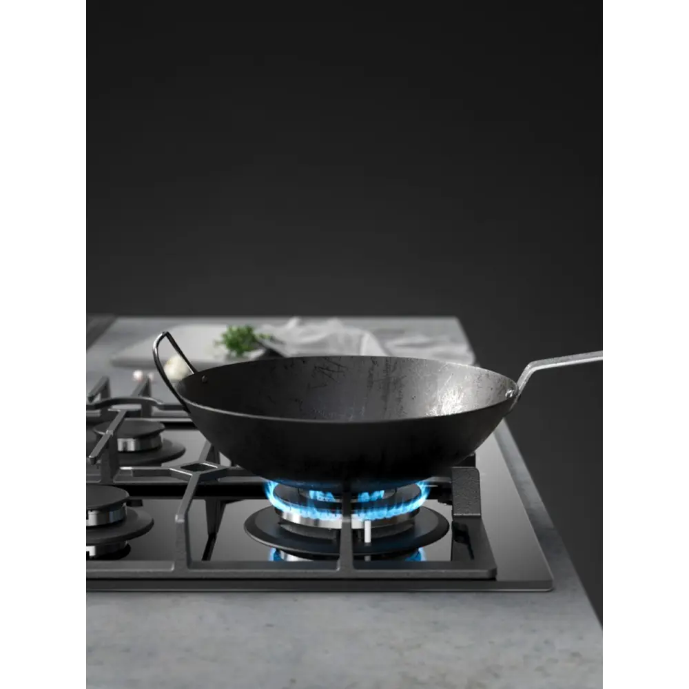 Фото 7 Газовая варочная панель Kuppersberg High-Tech 60 см 4 конфорки цвет черный Фото 7 Газовая варочная панель Kuppersberg High-Tech 60 см 4 конфорки цвет черный