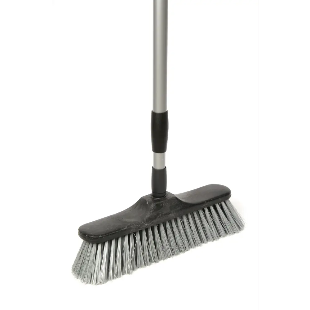 Фото 5 Щетка In`loran для сухой уборки пола телескопическая ручка 70-120 см цвет серый Фото 5 Щетка In`loran для сухой уборки пола телескопическая ручка 70-120 см цвет серый