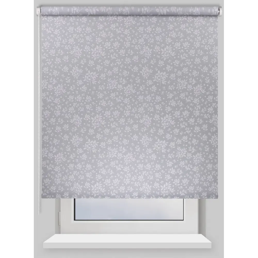 Фото 2 Рулонная штора Prakto Print 160x175 см цвет черника/голубой