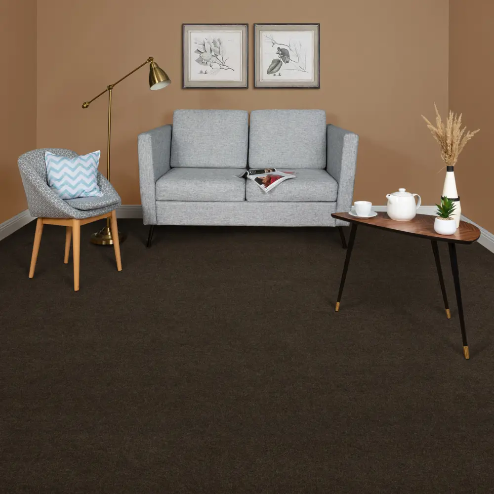 Фото 6 Ковровое покрытие бытовой иглопробивной «Austin» 4 м цвет коричневый Фото 6 Ковровое покрытие бытовой иглопробивной «Austin» 4 м цвет коричневый