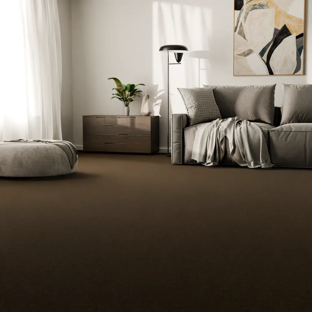 Фото Ковровое покрытие бытовой иглопробивной «Austin» 4 м цвет коричневый Фото Ковровое покрытие бытовой иглопробивной «Austin» 4 м цвет коричневый