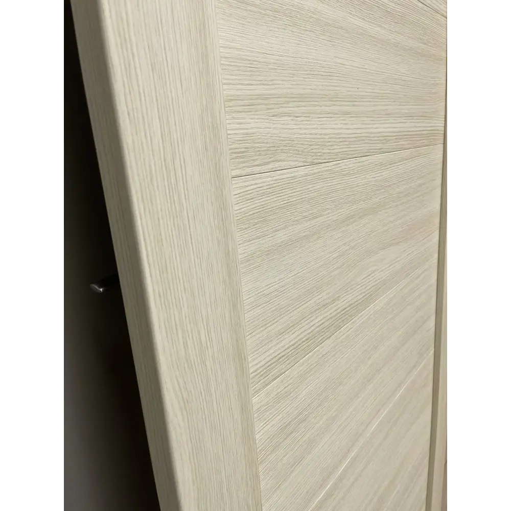 Фото 7 Комплект распашной двери Uberture Модерн 10005 глухая 2x70х200см ПВХ цвет лиственница светлаяс коробом и наличниками