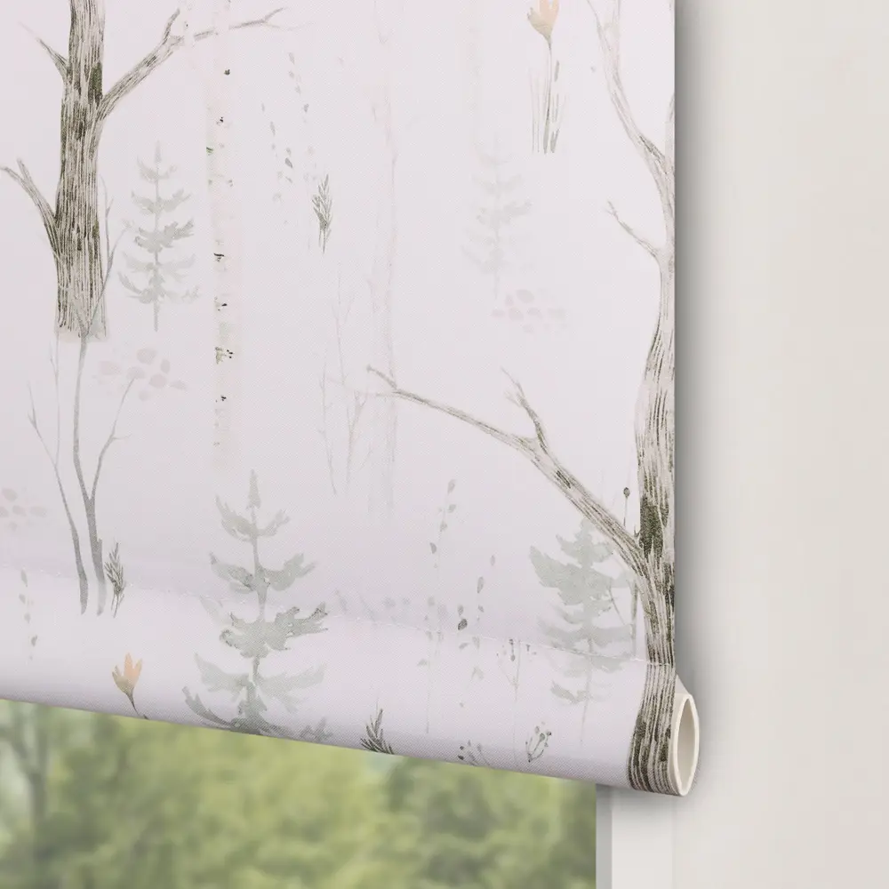 Фото 7 Рулонная штора Prakto Лесные друзья9403217837, 160x175см, цвет белый