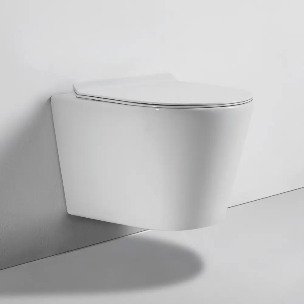 Фото 8 Унитаз подвесной Bond F03-10 безободковый с сиденьем микролифт