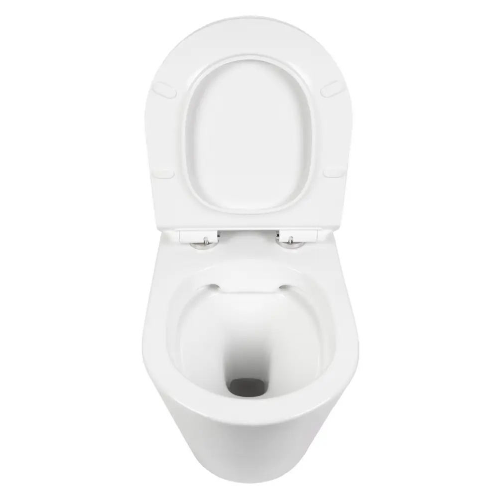 Фото 13 Унитаз подвесной Bond F03-10 безободковый с сиденьем микролифт