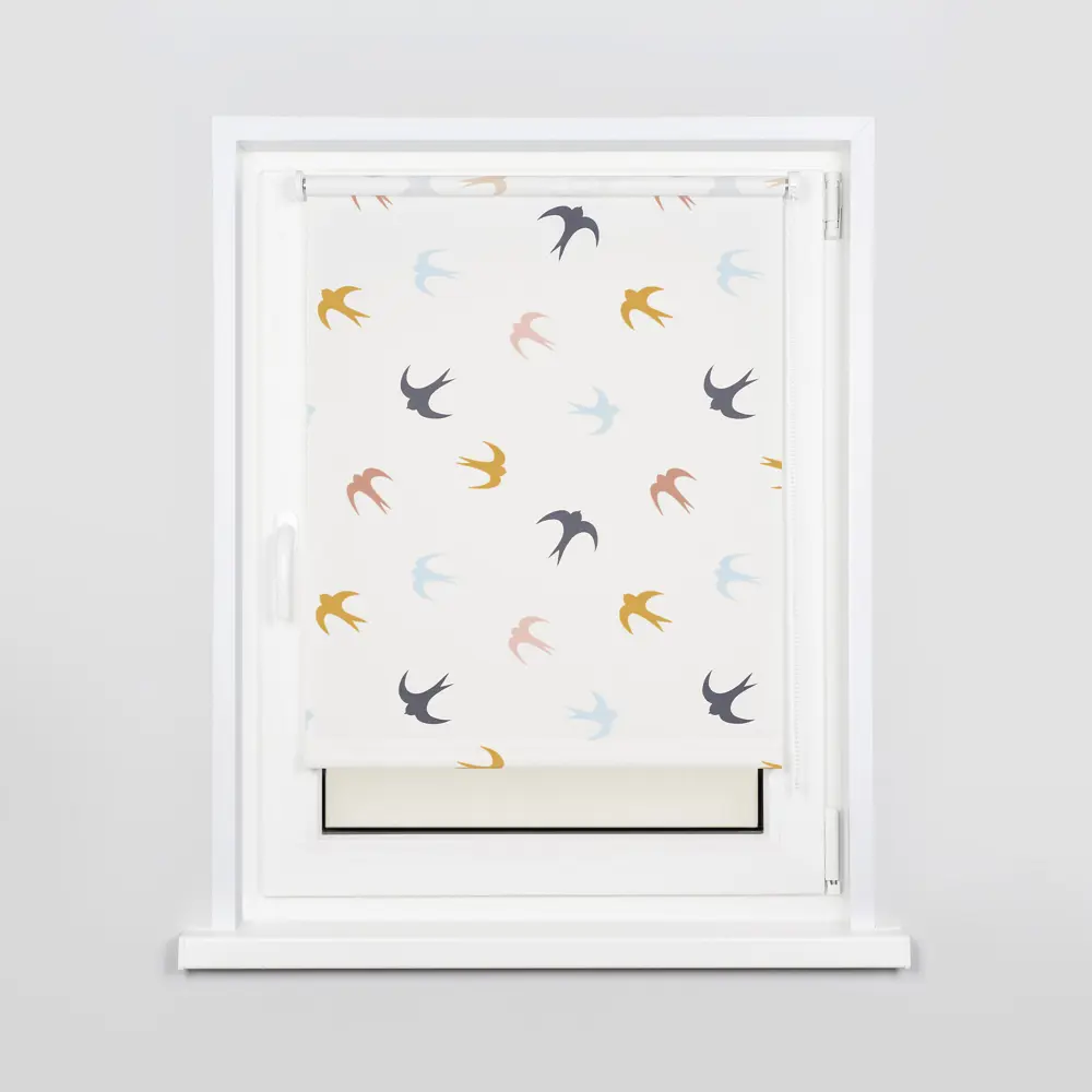 Фото 2 Рулонная штора Prakto PRINT 200x175 см цвет синий/белый/желтый Фото 2 Рулонная штора Prakto PRINT 200x175 см цвет синий/белый/желтый