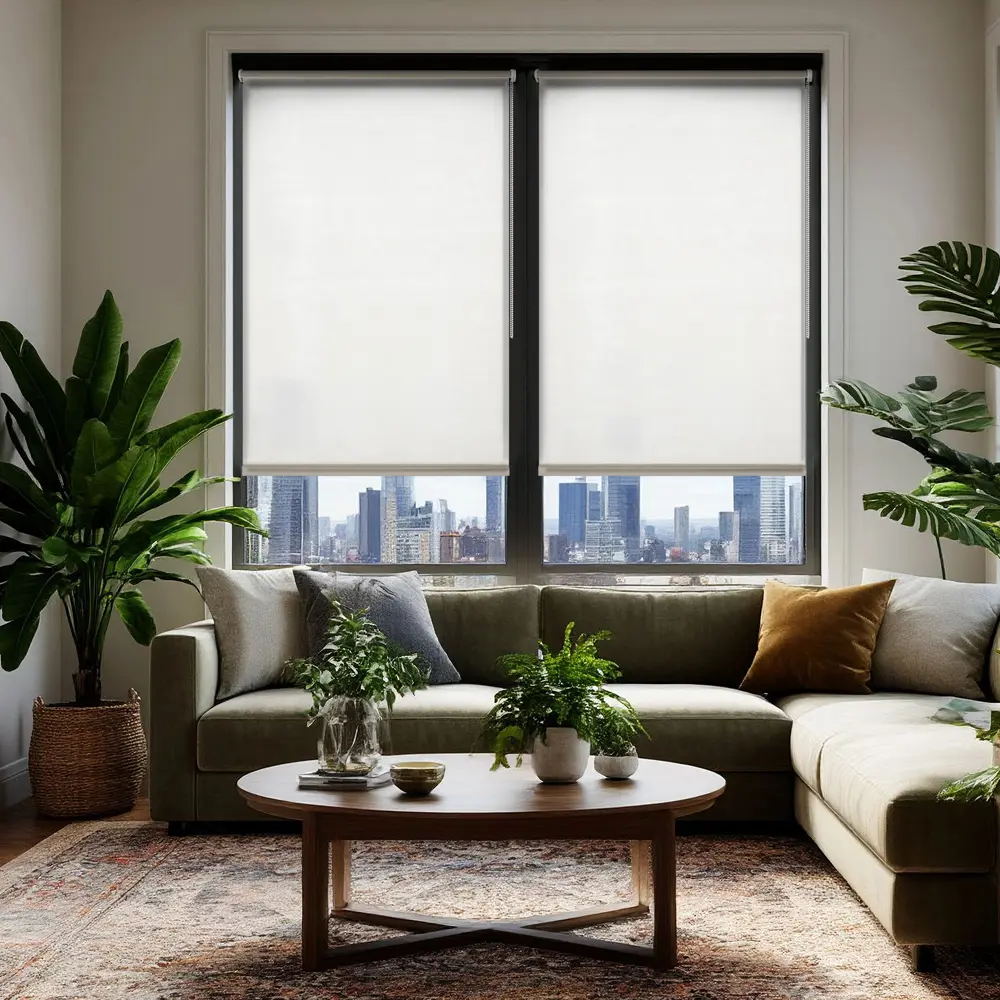 Фото 7 Штора рулонная Микли 40x150 см бежевая