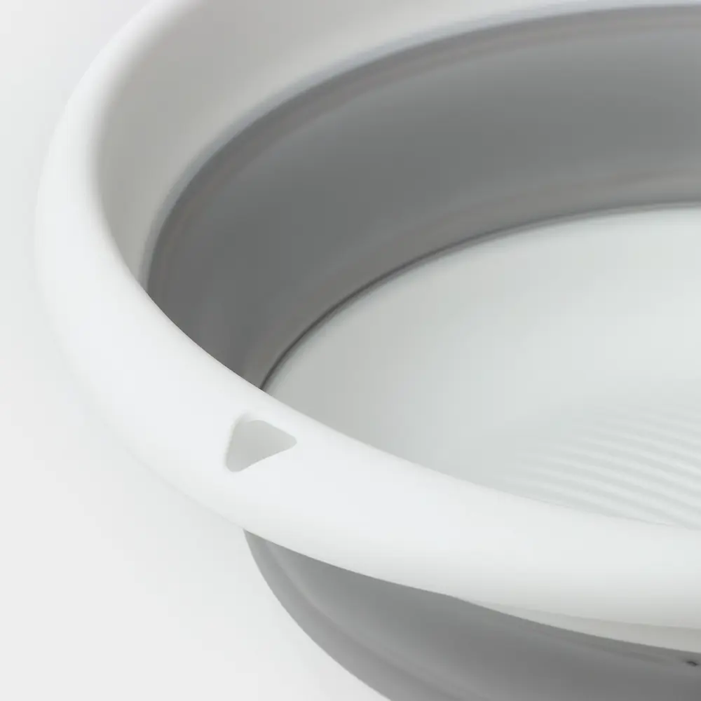 Фото 5 Таз Idea 10л 39.5х40х5.5см Флекс цвет смоки 9459156