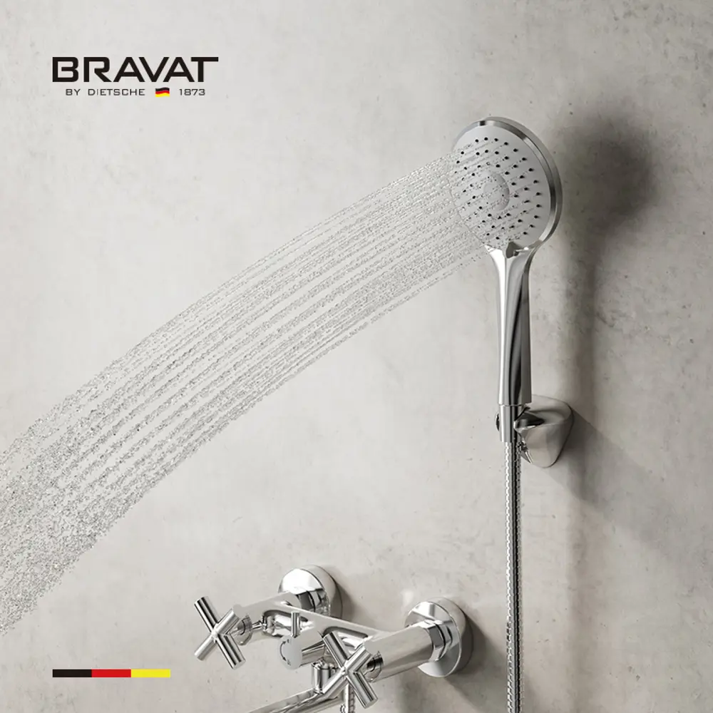 Фото 6 Смеситель для ванны BRAVAT F6803934CP-B-SW однорычажный цвет хром Фото 6 Смеситель для ванны BRAVAT F6803934CP-B-SW однорычажный цвет хром