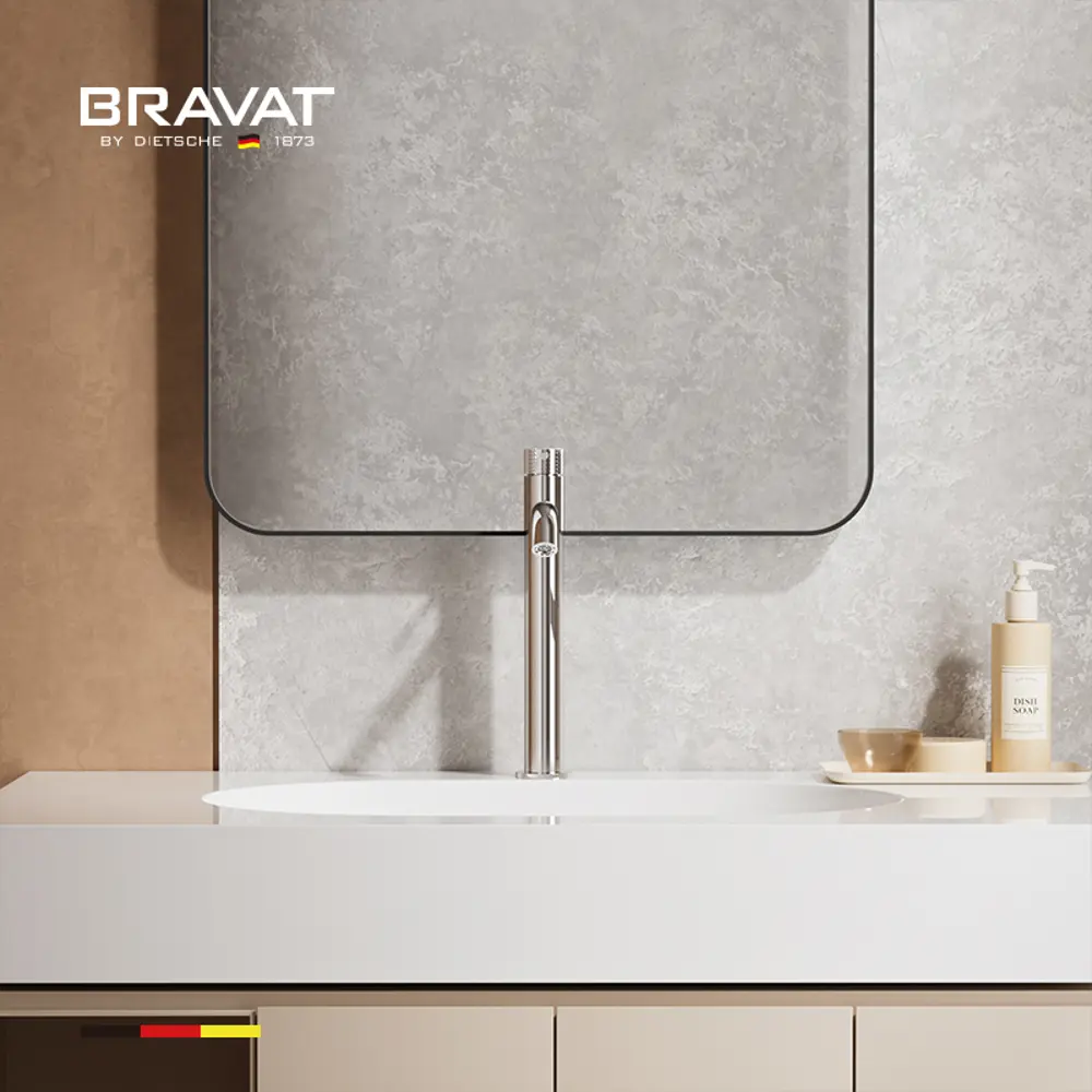 Фото 3 Смеситель для раковины Bravat F1787918CP-A-SW однорычажный цвет хром Фото 3 Смеситель для раковины Bravat F1787918CP-A-SW однорычажный цвет хром