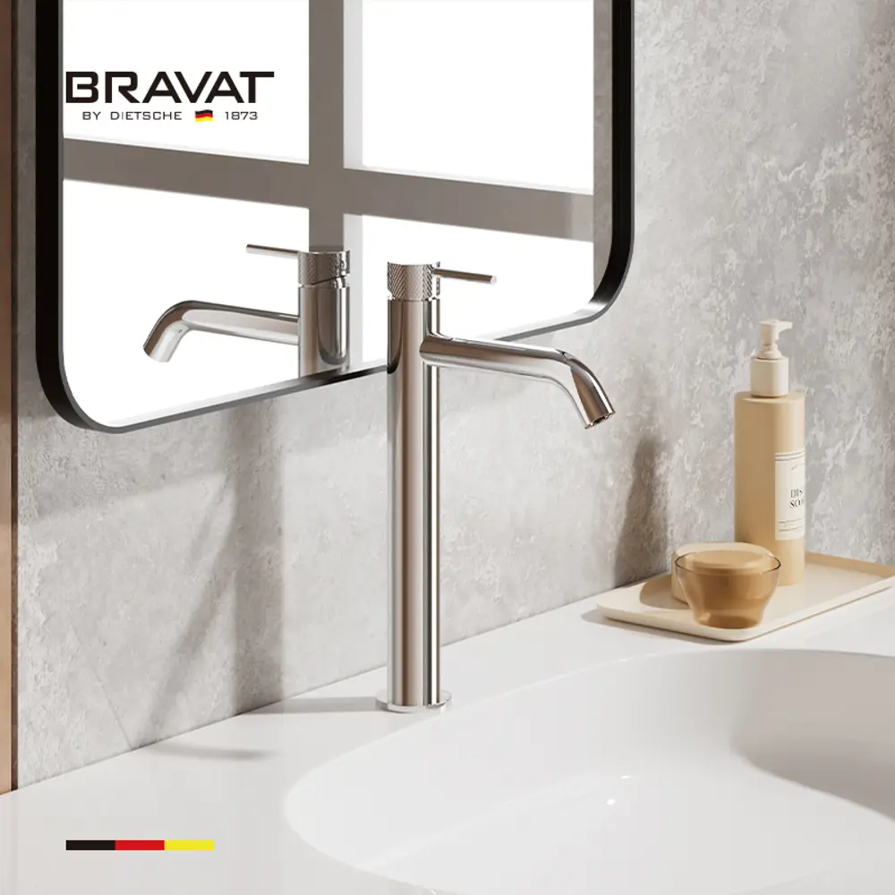 Фото 5 Смеситель для раковины Bravat F1787918CP-A-SW однорычажный цвет хром Фото 5 Смеситель для раковины Bravat F1787918CP-A-SW однорычажный цвет хром