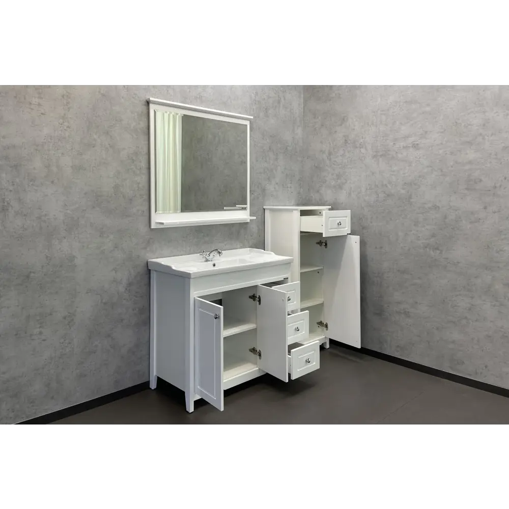 Фото 3 Тумба Comforty Тбилиси-90 белый, с раковиной Фото 3 Тумба Comforty Тбилиси-90 белый, с раковиной