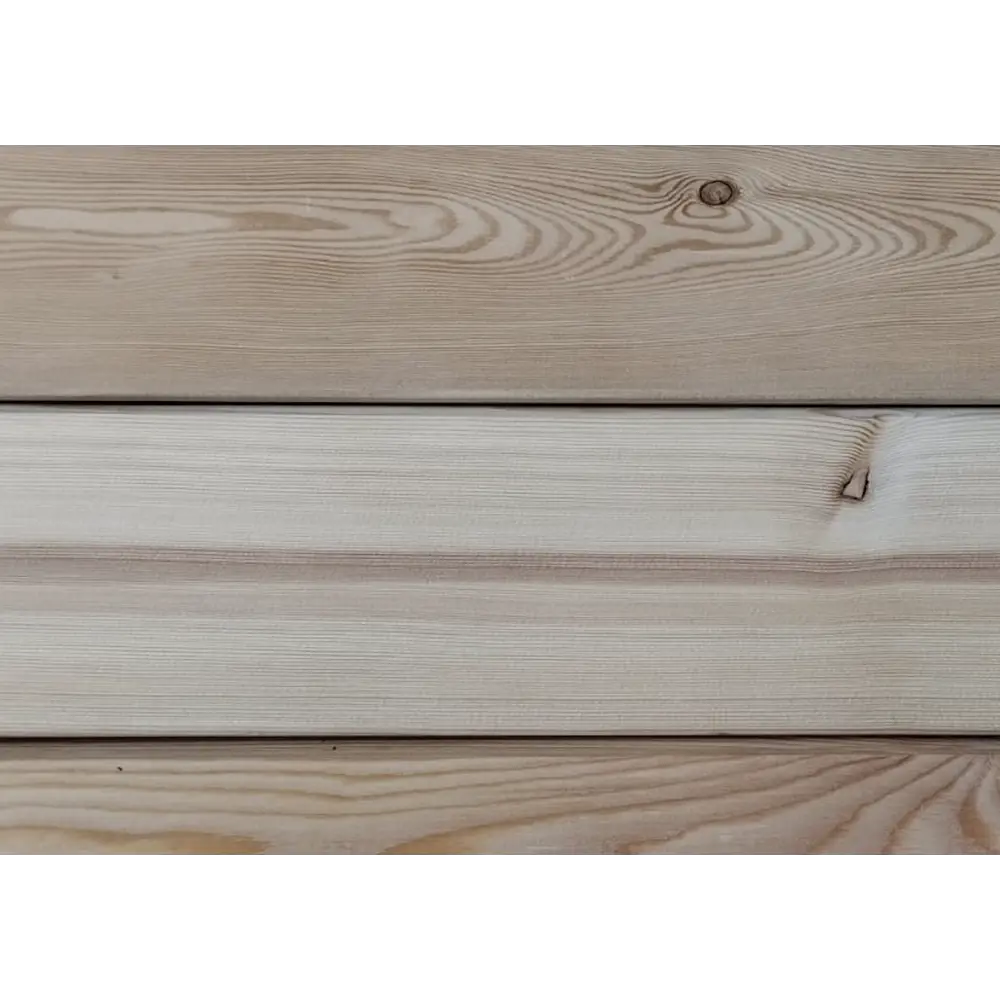 Фото Планкен косой Элитлес лиственница сорт AA 2200x120x20мм 5шт Фото Планкен косой Элитлес лиственница сорт AA 2200x120x20мм 5шт