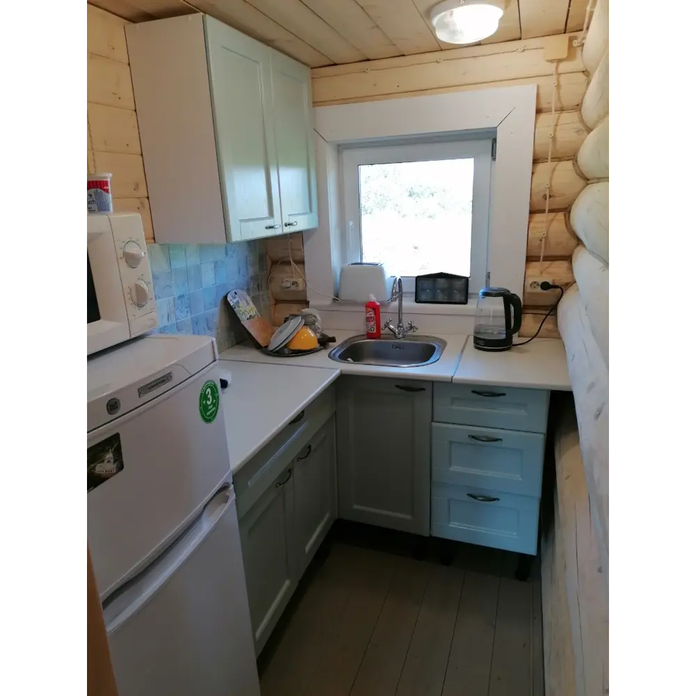 Фото 2 Напольный шкаф Нева 100x85x60 см фасад МДФ цвет мятный Фото 2 Напольный шкаф Нева 100x85x60 см фасад МДФ цвет мятный