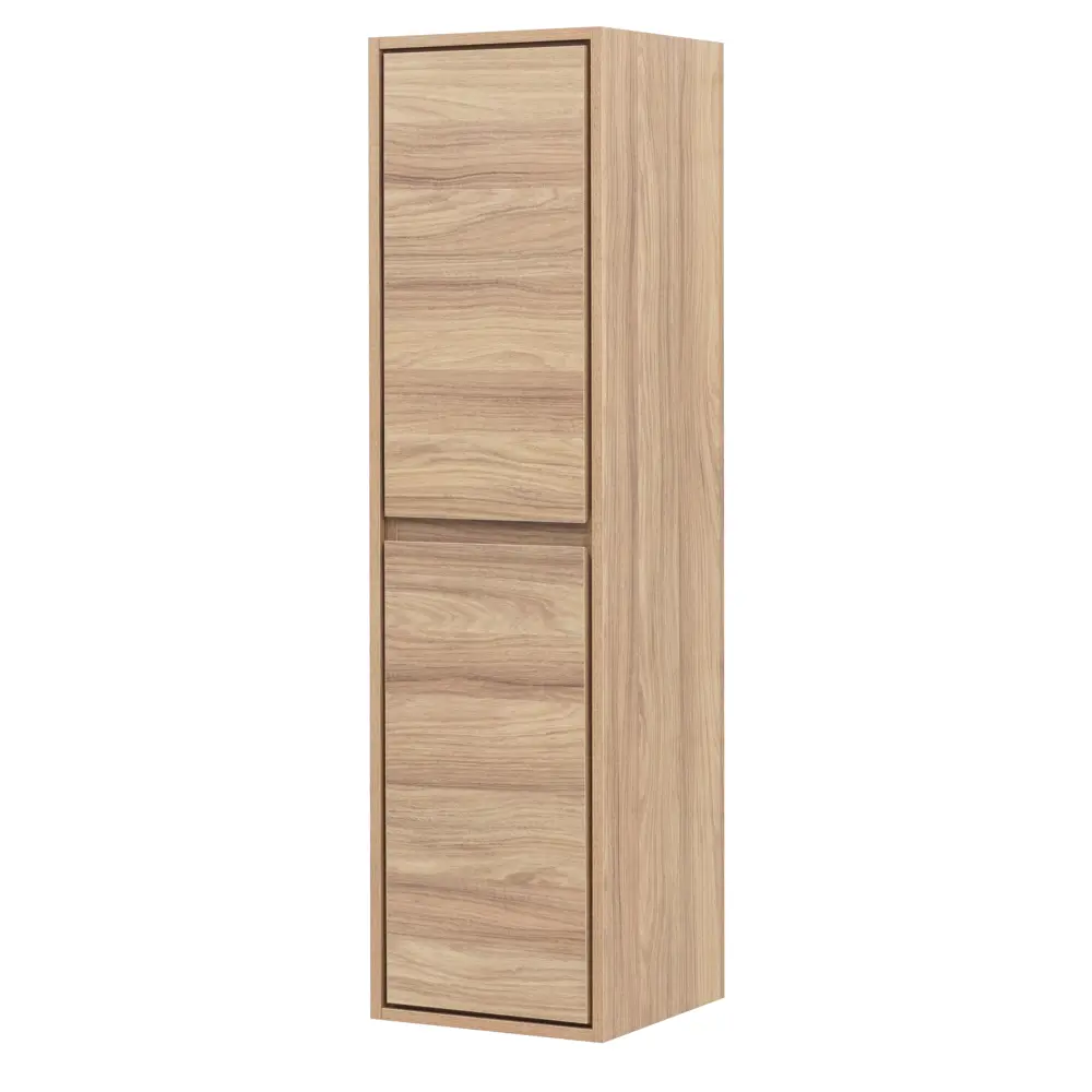 Фото 4 Пенал для ванной Мокка 2.0 KONSENSA подвесной 130x35 см цвет ячменный дуб Фото 4 Пенал для ванной Мокка 2.0 KONSENSA подвесной 130x35 см цвет ячменный дуб