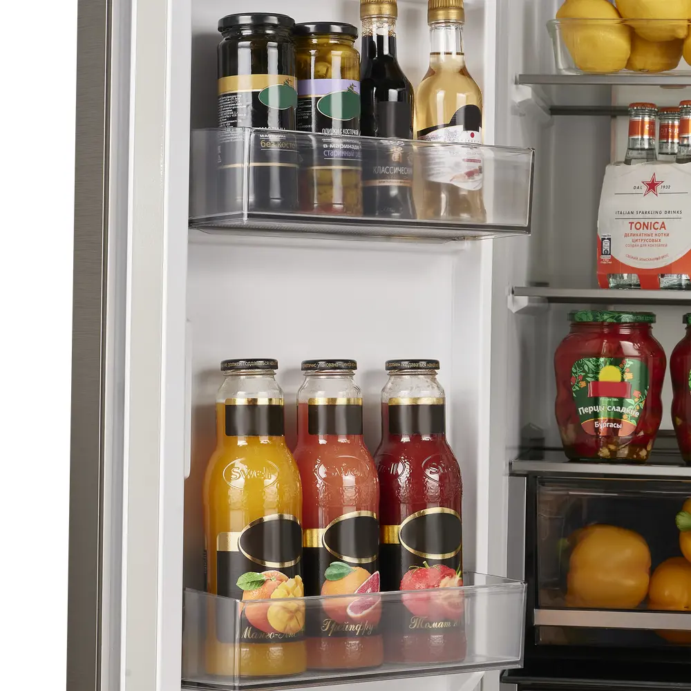 Фото 14 Отдельностоящий холодильник Maunfeld MFF190NFDSX 83.5x191 см цвет нержавеющая сталь